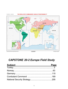 CAPSTONE 20-2 Europe Field Study