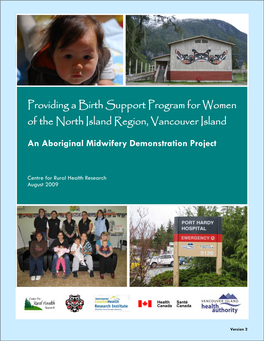 Providing a Birth Support Program for Women of the North Island Region, Vancouver Island
