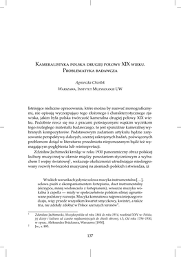 Kameralistyka Polska Drugiej Połowy XIX Wieku. Problematyka Badawcza