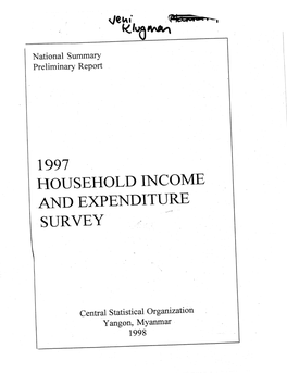 Household Income and Expenditure Survey