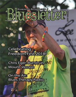 August 2018 BLUESLETTER Washington Blues Society in This Issue