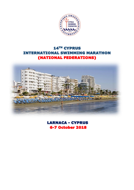 14Th Cyprus International Swimming Marathon (National Federations)