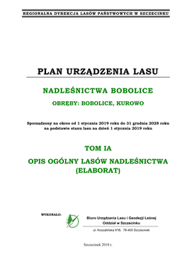 Plan Urządzenia Lasu