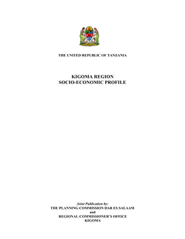 Kigoma Region Socio-Economic Profile