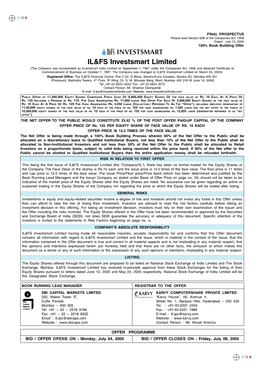 IL&FS Investsmart Limited