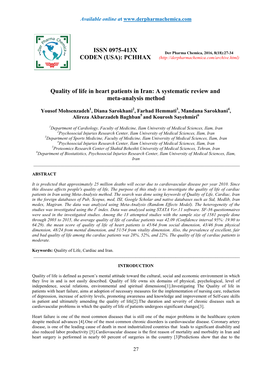 A Systematic Review and Meta-Analysis Method