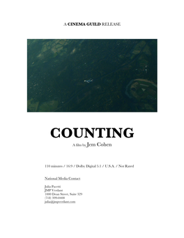 COUNTING a Film by Jem Cohen