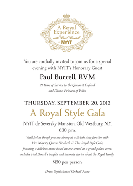 A Royal Style Gala NYIT De Seversky Mansion, Old Westbury, N.Y