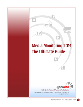 Media Monitoring 2014: the Ultimate Guide