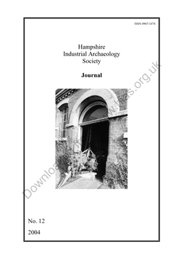 Hampshire Industrial Archaeology Society Journal No. 12, 2004