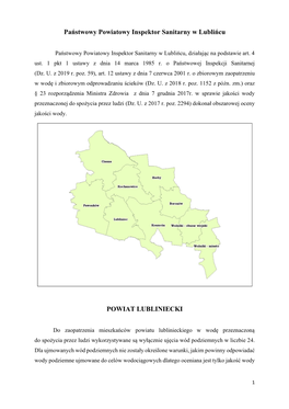Państwowy Powiatowy Inspektor Sanitarny W Lublińcu