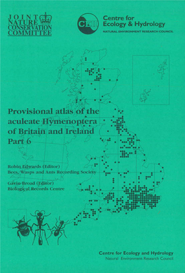 Of Britain and Ireland Part 6 Provisional Atlas of The