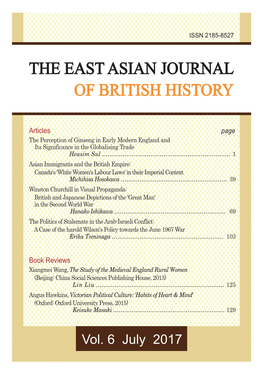 The Perception of Ginseng in Early Modern England and Its Significance in the Globalising Trade*