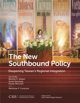 The New Southbound Policy: Deepening Taiwan's Regional