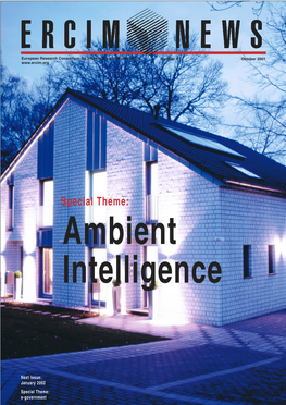 Special Theme: Ambient Intelligence