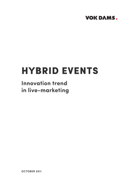HYBRID EVENTS Innovation Trend in Live-Marketing