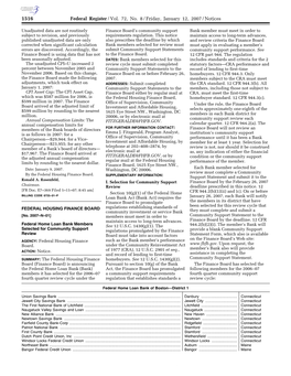 Federal Register/Vol. 72, No. 8/Friday, January 12, 2007/Notices