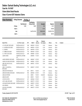 Garlock Sealing Technologies LLC, Et Al