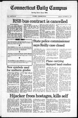 RSB Bus Contract Is Cancelled Hijacker Frees Hostages, Kills Self