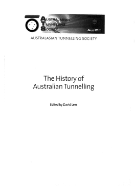 The History of Australian Tunnelling