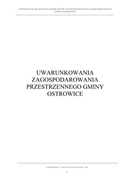 Ostrowice Uwarunkowania 10 07 2015 Word97