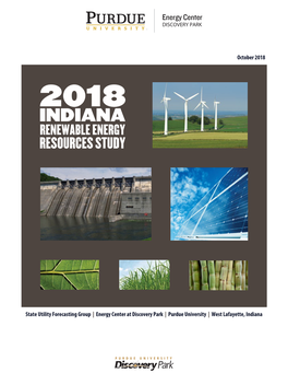 State Utility Forecasting Group | Energy Center at Discovery Park | Purdue University | West Lafayette, Indiana October 2018