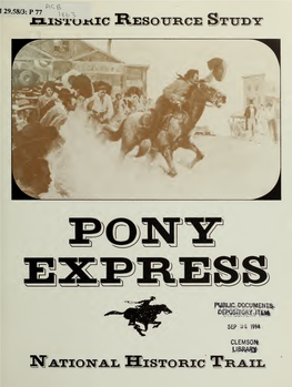 Pony Express National Historic Trail