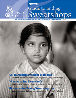 Guide to Ending Sweatshops by Co-Op America