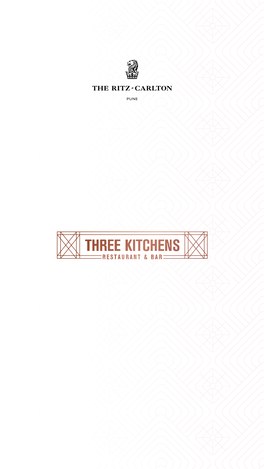 Three Kitchens Restaurant and Bar Menu