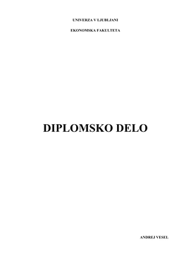 Diplomsko Delo