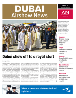 Dubai Airshow News 11 18 19.Pdf