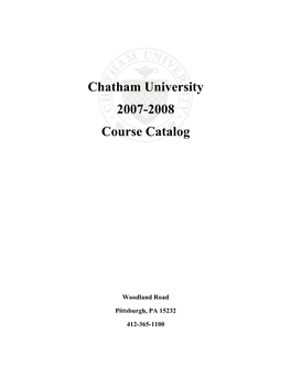 Cha C Atham 200 Cours M Uni 07-200 E Cat Iversi 08 Talog