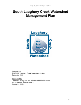South Laughery Creek Watershed Management Plan