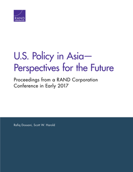 US Policy in Asia