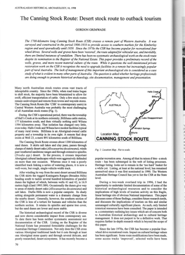 The Canning Stock Route: Desert Stock Route to Outback Tourism