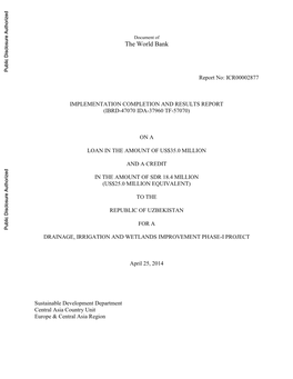 World Bank Document