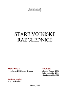 Stare Vojniške Razglednice