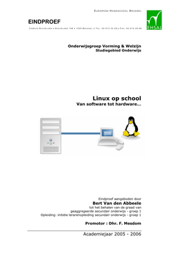 EINDPROEF Linux Op School