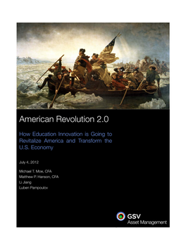 American Revolution 2.0