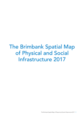 The Brimbank Spatial Map of Physical and Social Infrastructure 2017