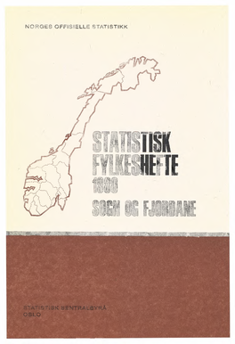 Statistisk Fylkeshefte 1980. Sogn Og Fjordane