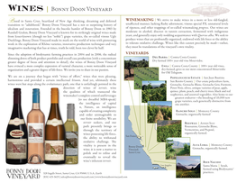 Wines | Bonny Doon Vineyard