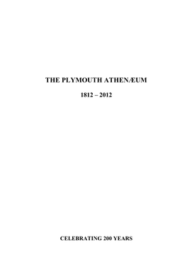 The Plymouth Athenæum