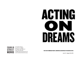 Acting on Dreams June 13