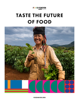 Taste the Future of Food