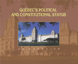 Québec's Political and Constitutional Status