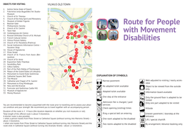 Route for People with Movement Disabilities
