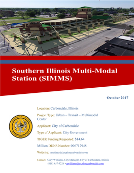 Southern Illinois Multi-Modal Station (SIMMS)