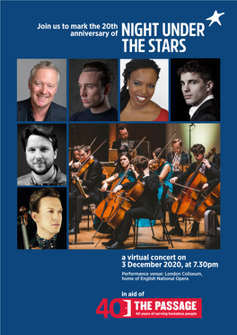 Join Us to Mark the 20Th Anniversary of a Virtual Concert on 3 December