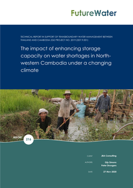 The Impact of Enhancing Storage Capacity on Water Shortages in North-Western Cambodia Under a Changing Climate